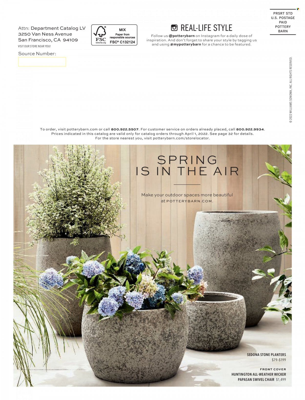 Pottery Barn Weekly Ad Flyer March 25 to April 1