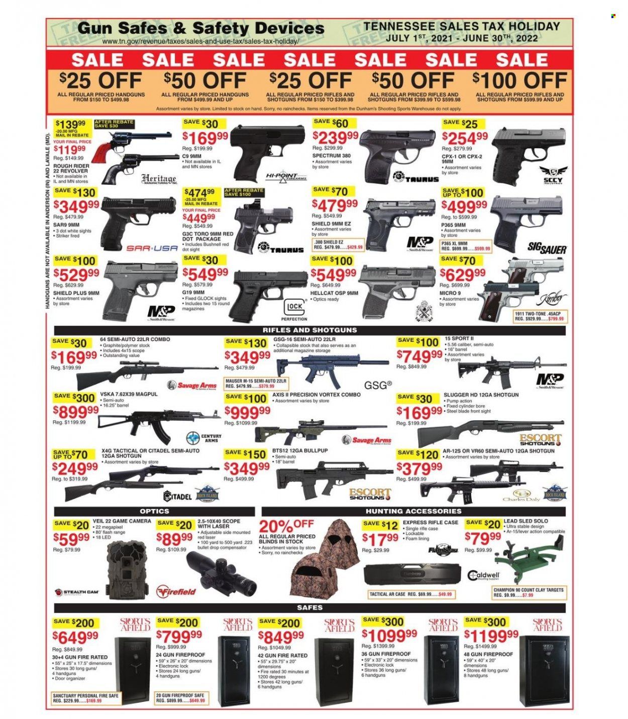Dunham's Sports (TN) Weekly Ad Flyer March 28 to April 4