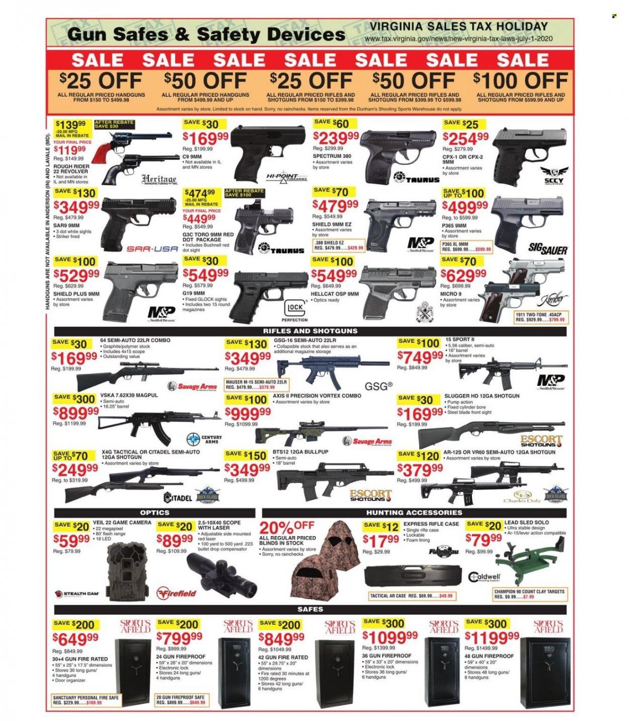 Dunham's Sports (VA) Weekly Ad Flyer March 28 to April 4