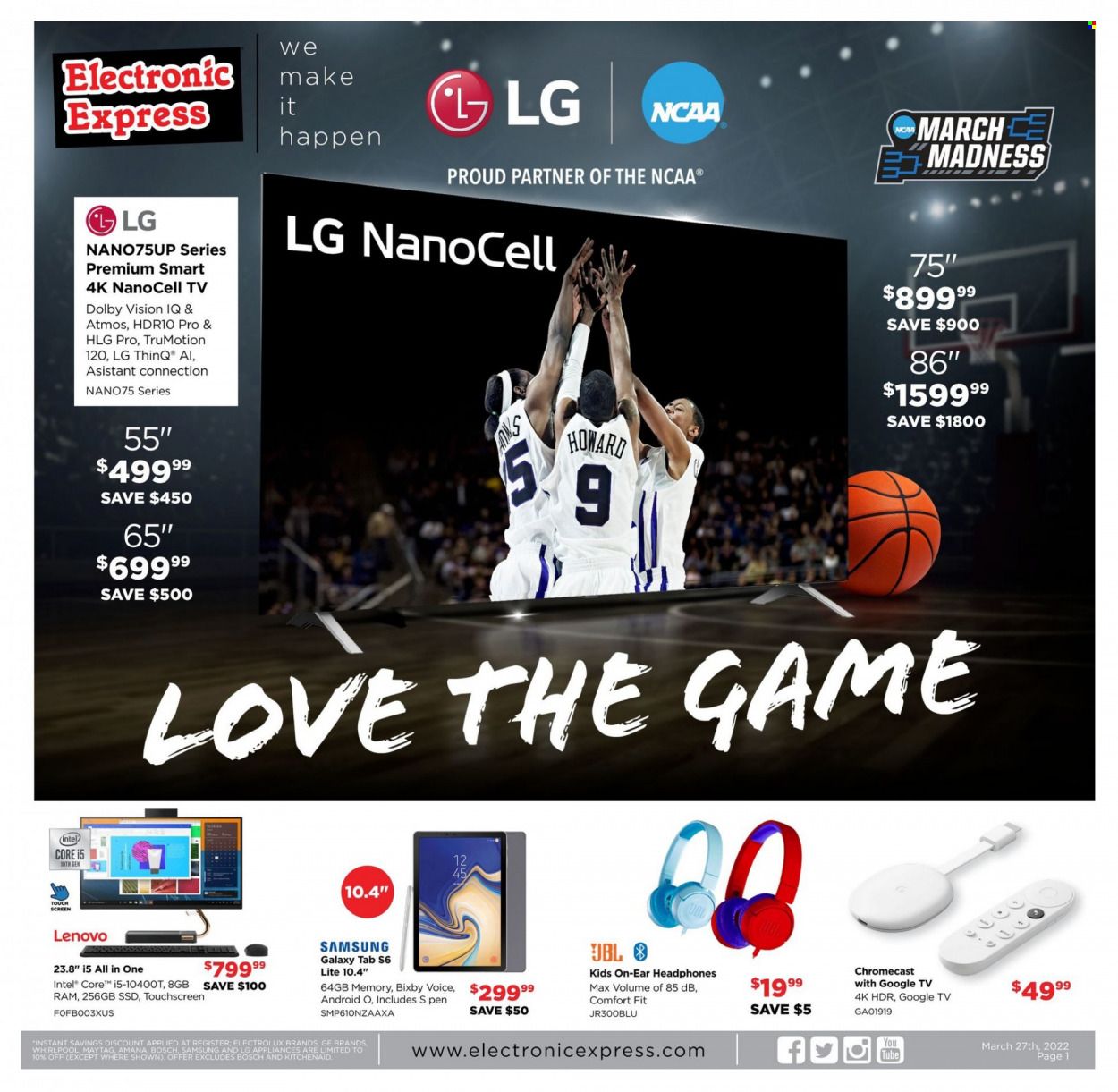 Electronic Express (AL, TN) Weekly Ad Flyer March 28 to April 4