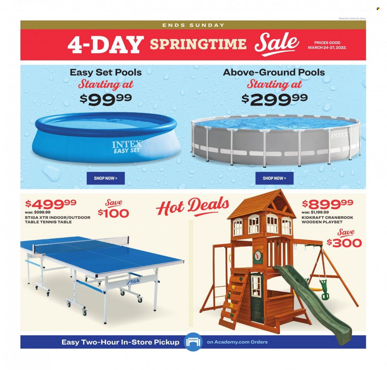 Academy Sports (AL, AR, GA, LA, MO, NC, SC, TN, TX) Weekly Ad Flyer March 28 to April 4
