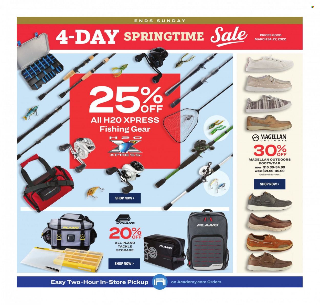 Academy Sports (AL, AR, GA, LA, MO, NC, SC, TN, TX) Weekly Ad Flyer March 28 to April 4