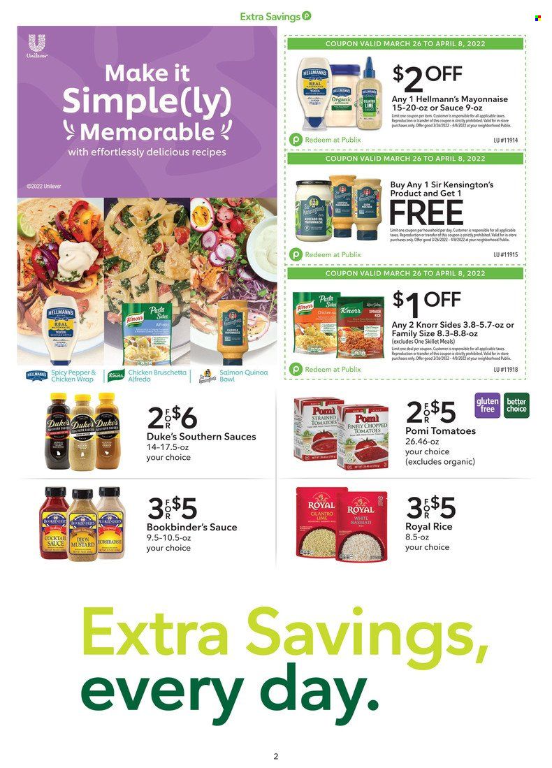Publix (AL, FL, GA, NC, SC, TN) Weekly Ad Flyer March 28 to April 4