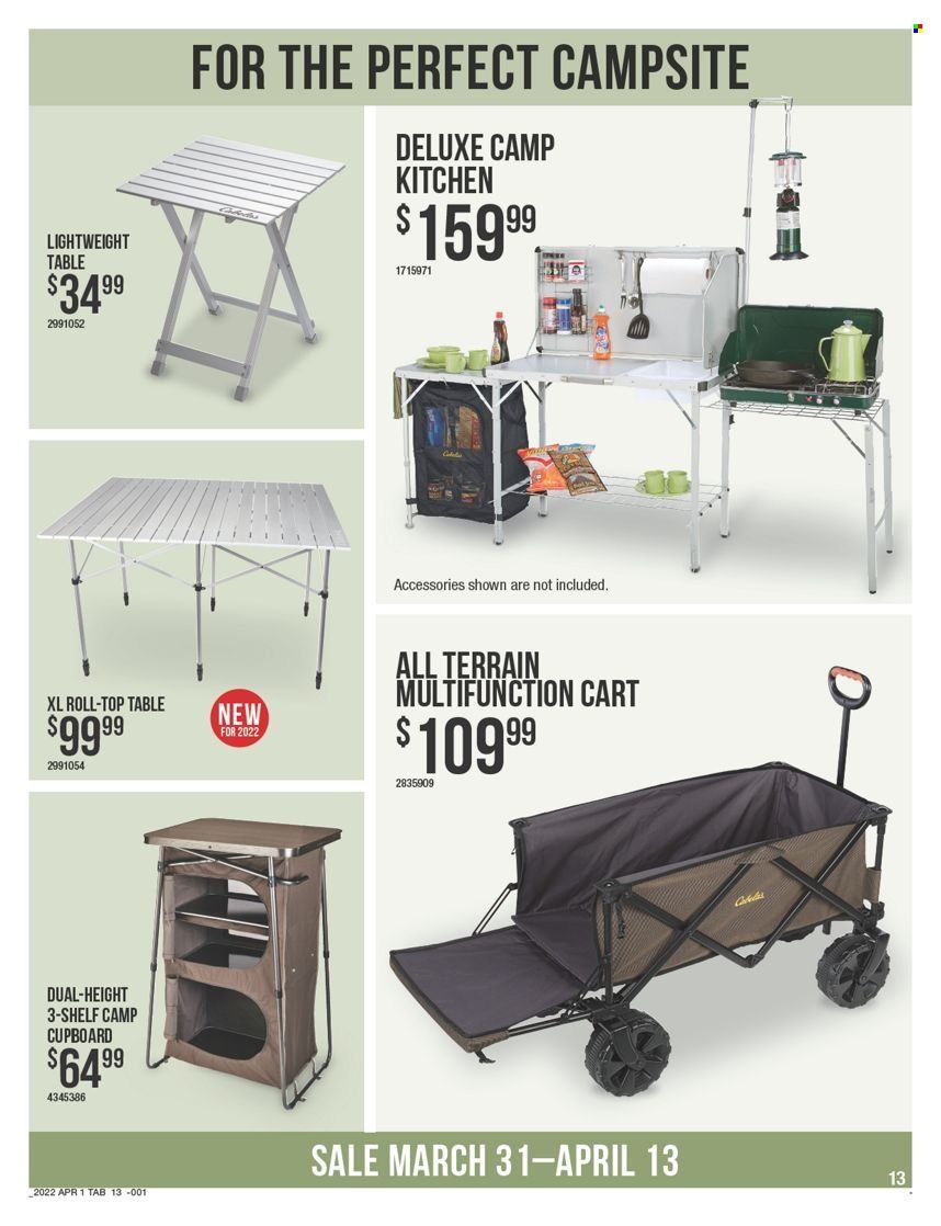 Cabela's Weekly Ad Flyer March 28 to April 4