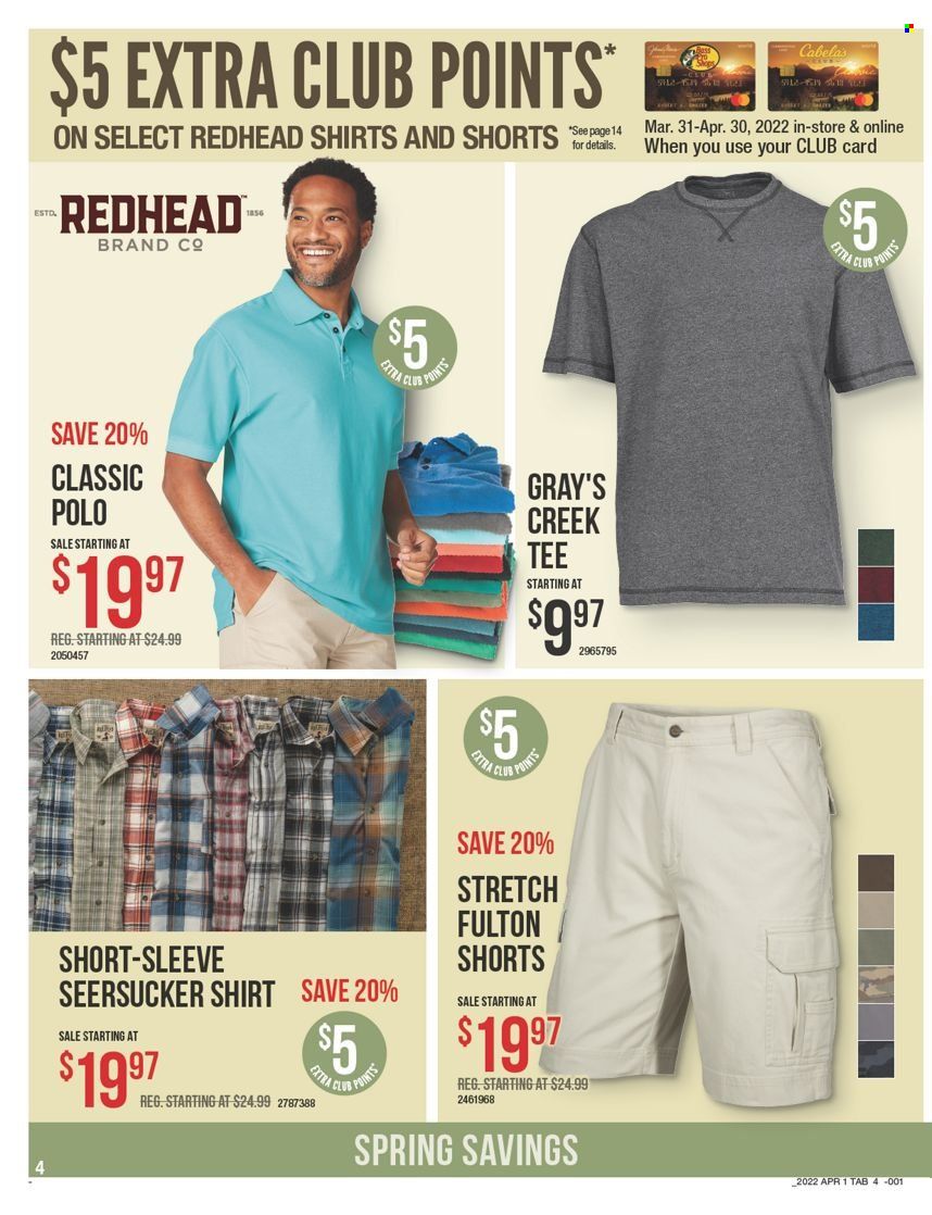 Cabela's Weekly Ad Flyer March 28 to April 4