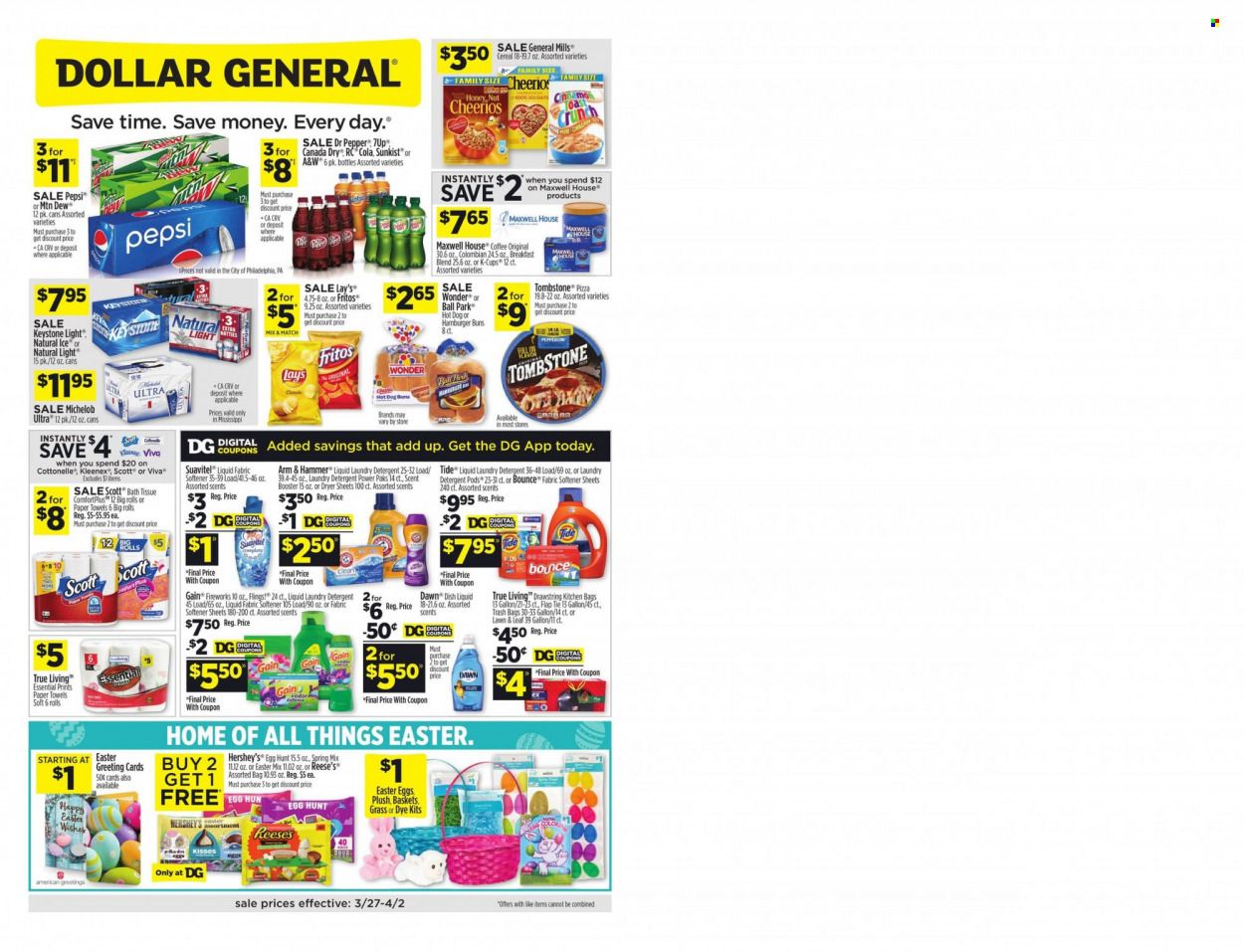 Dollar General (MS) Weekly Ad Flyer March 28 to April 4