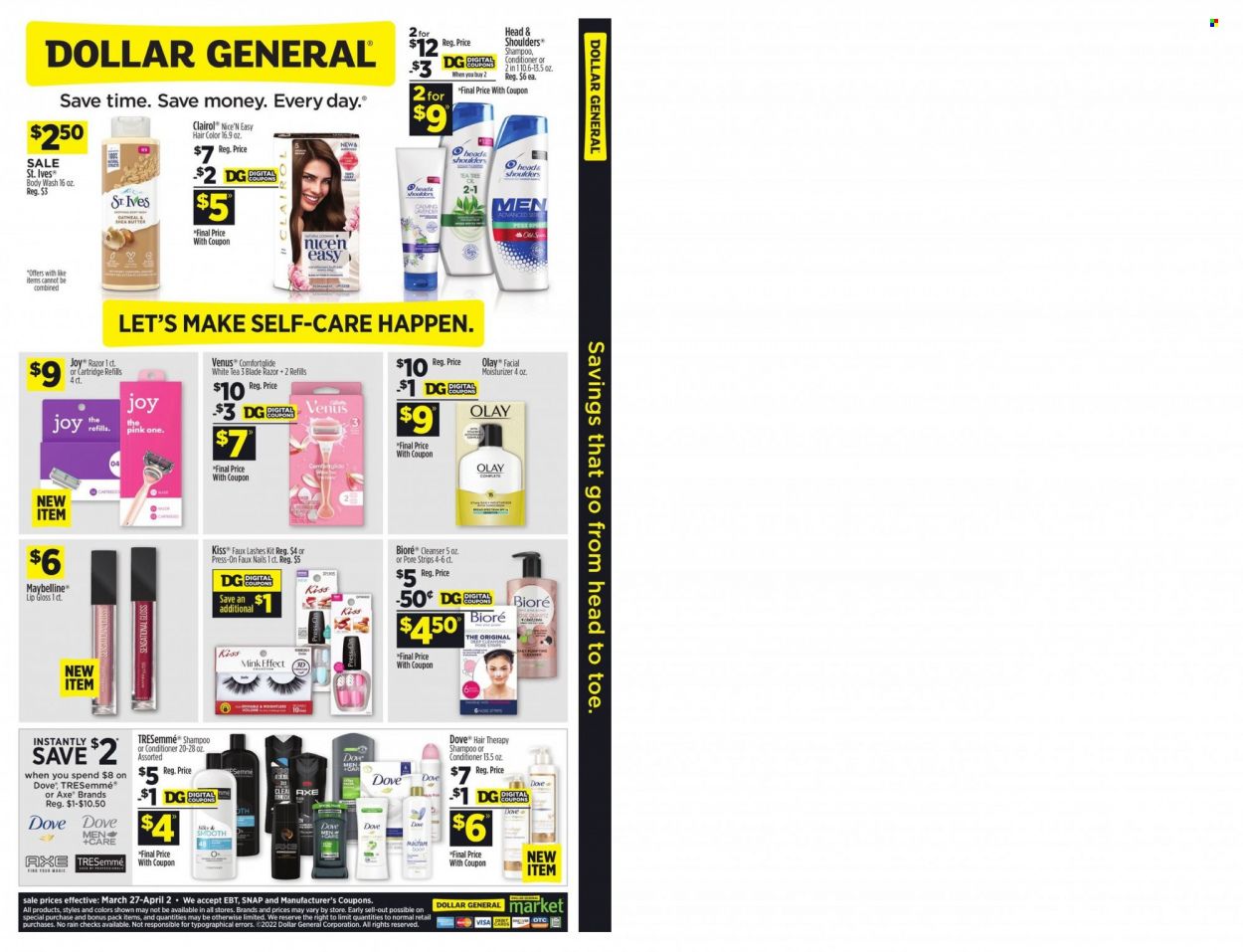 Dollar General (TX) Weekly Ad Flyer March 28 to April 4
