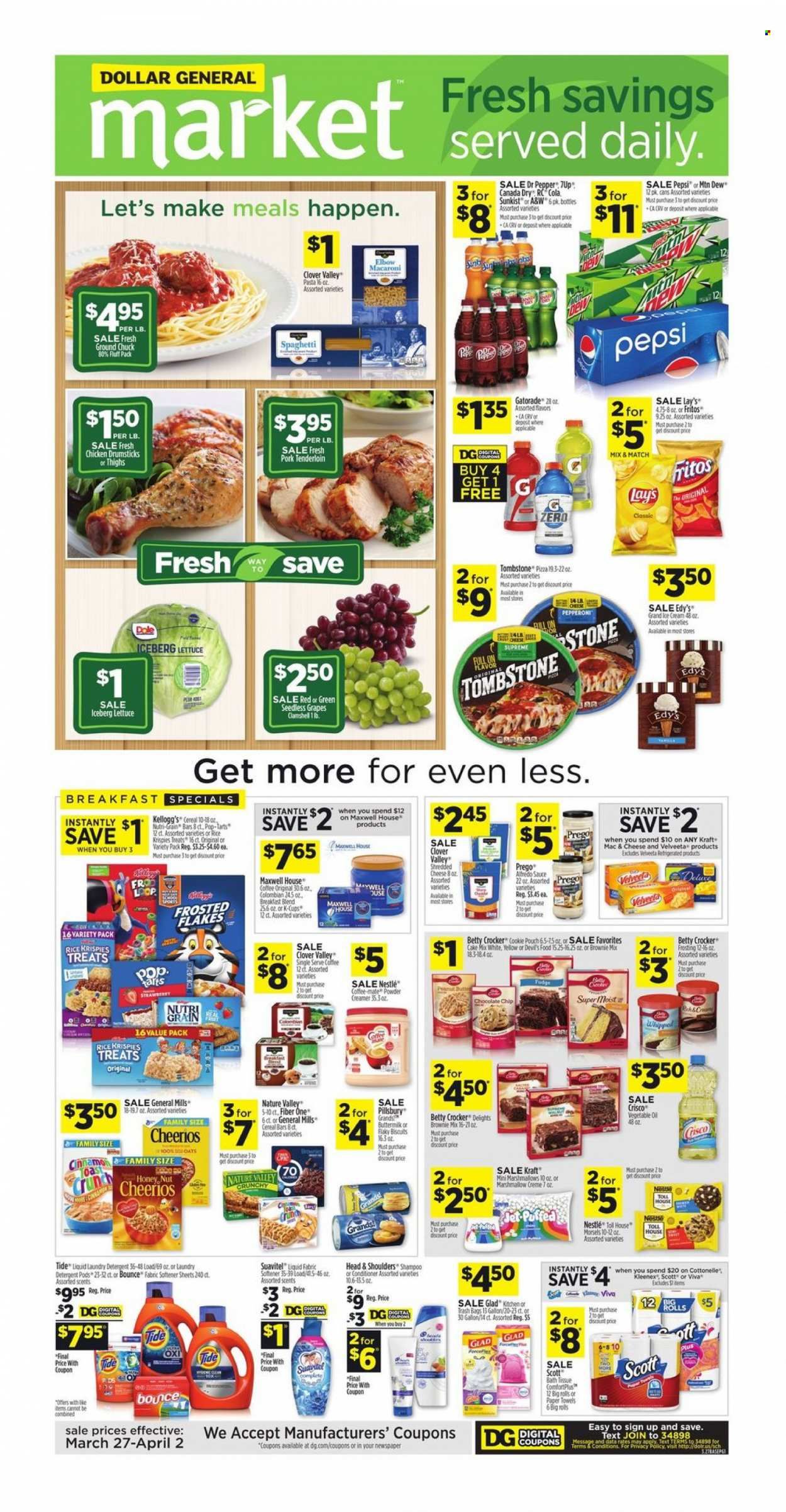 Dollar General (IN, OH) Weekly Ad Flyer March 28 to April 4
