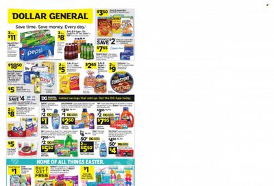 Dollar General (CA) Weekly Ad Flyer March 28 to April 4