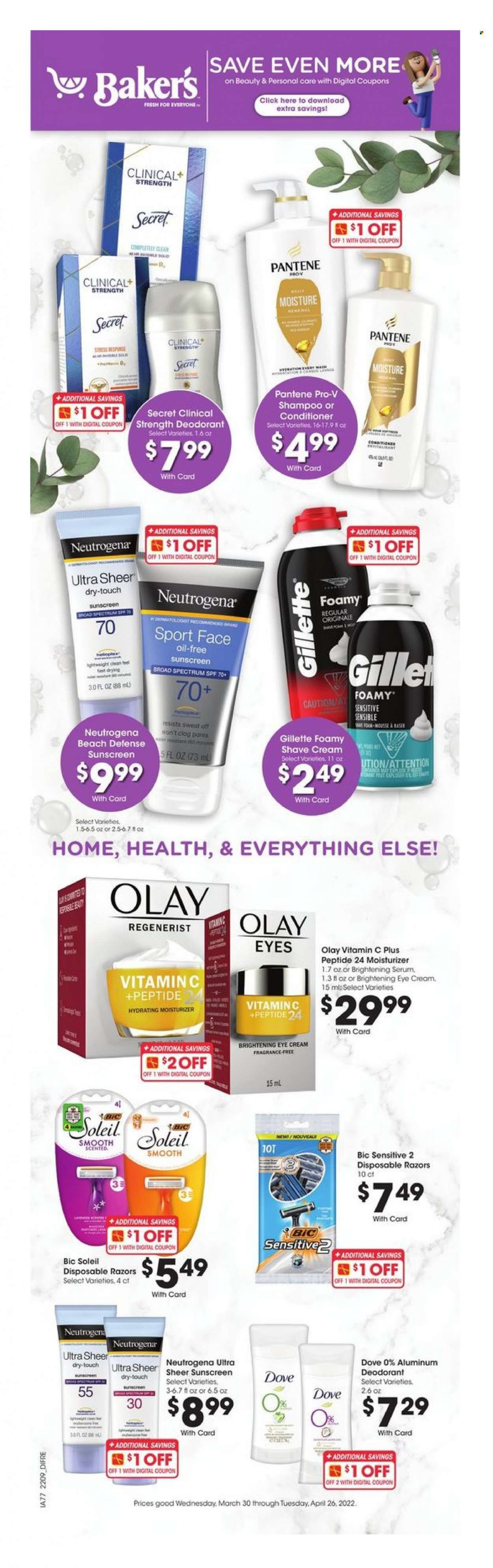 Baker's (NE) Weekly Ad Flyer March 29 to April 5