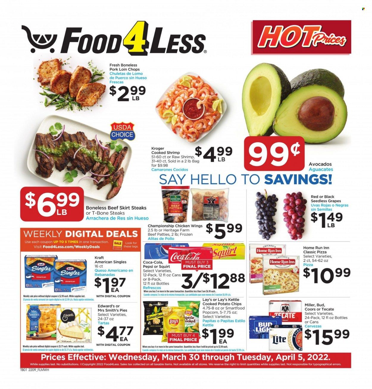 Food 4 Less (IL) Weekly Ad Flyer March 30 to April 6