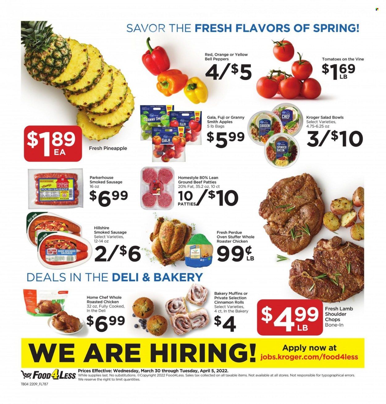 Food 4 Less (IN) Weekly Ad Flyer March 30 to April 6