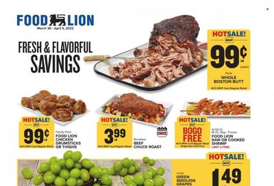Food Lion (NC) Weekly Ad Flyer March 30 to April 6