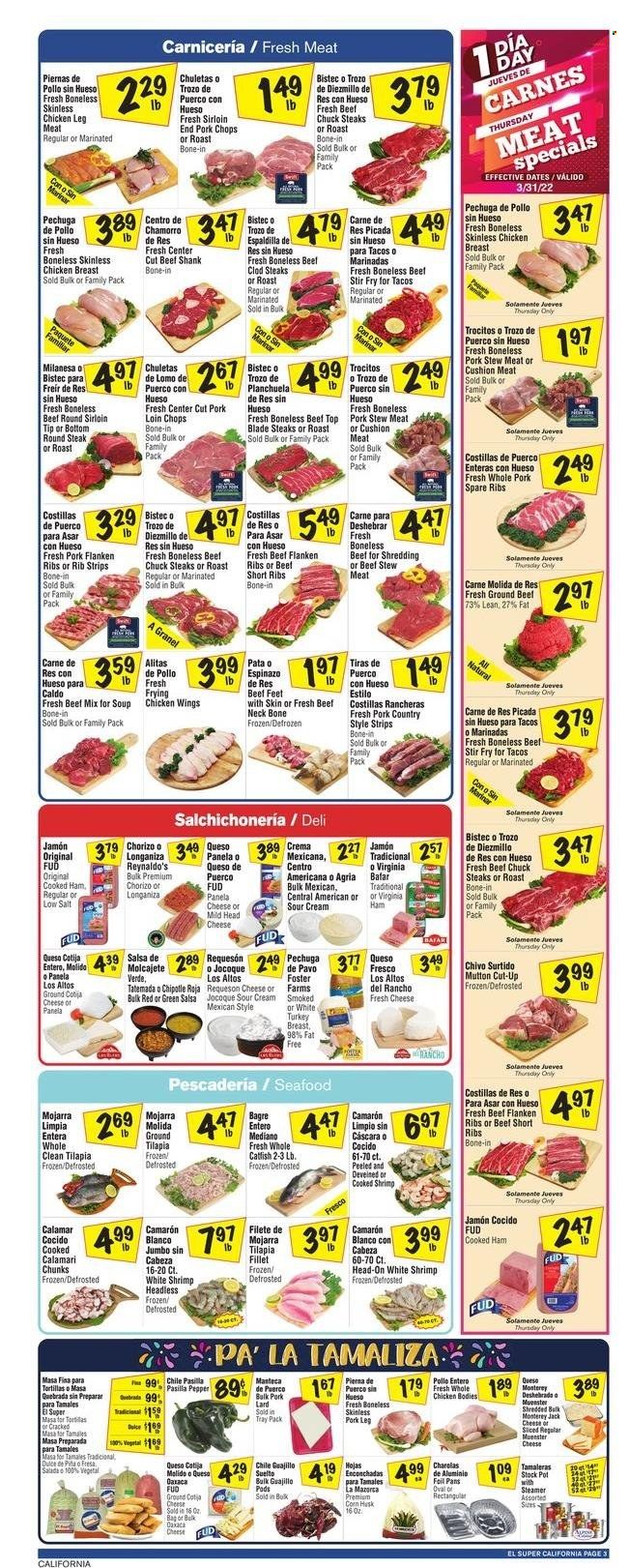 El Super (CA, NM, NV, TX) Weekly Ad Flyer March 30 to April 6