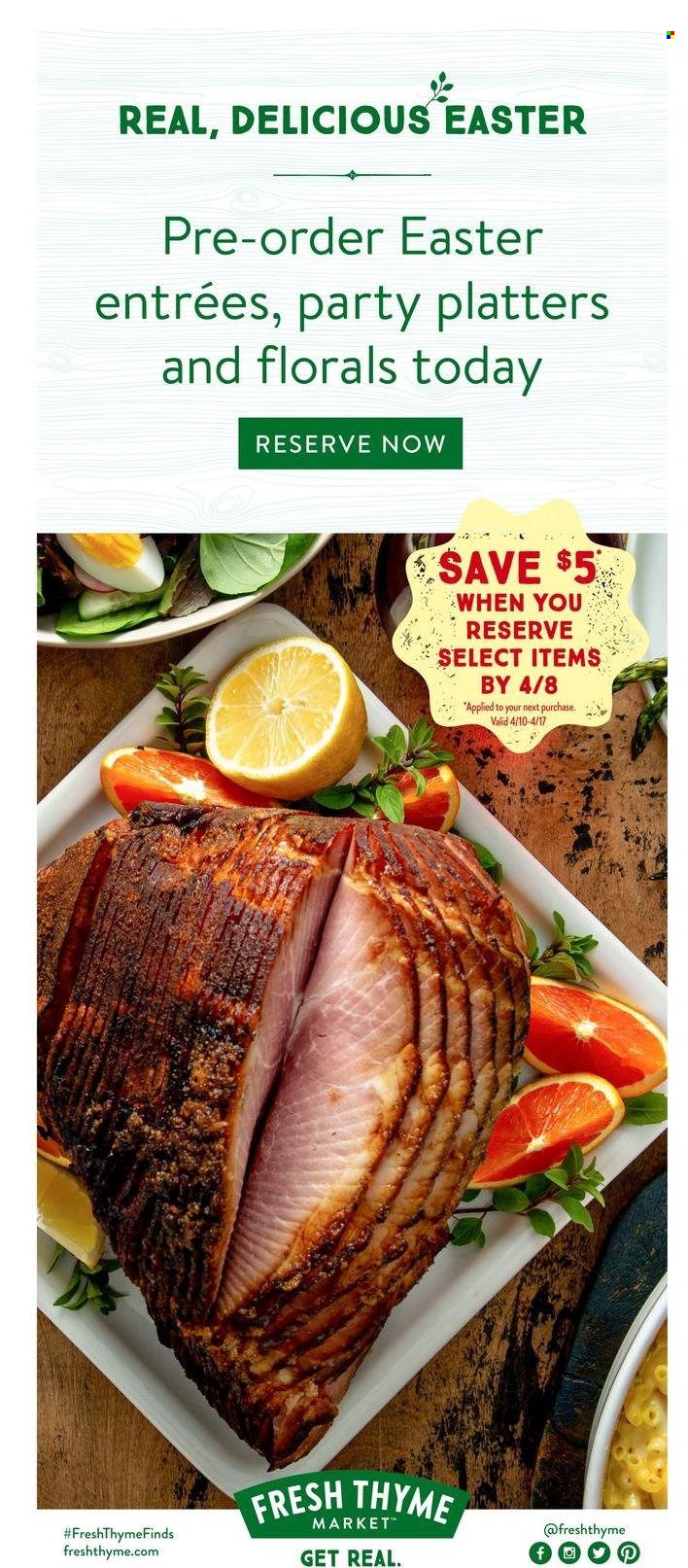 Fresh Thyme Weekly Ad Flyer March 30 to April 6