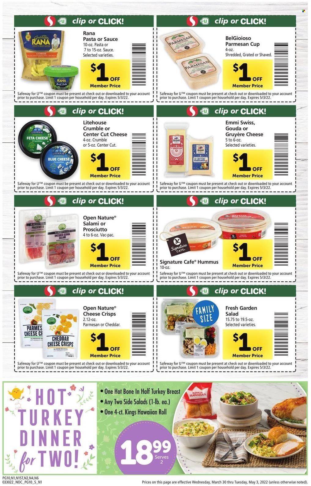Safeway (AZ, CA, CO, HI, MD, NE, OR, VA, WA) Weekly Ad Flyer March 30 to April 6