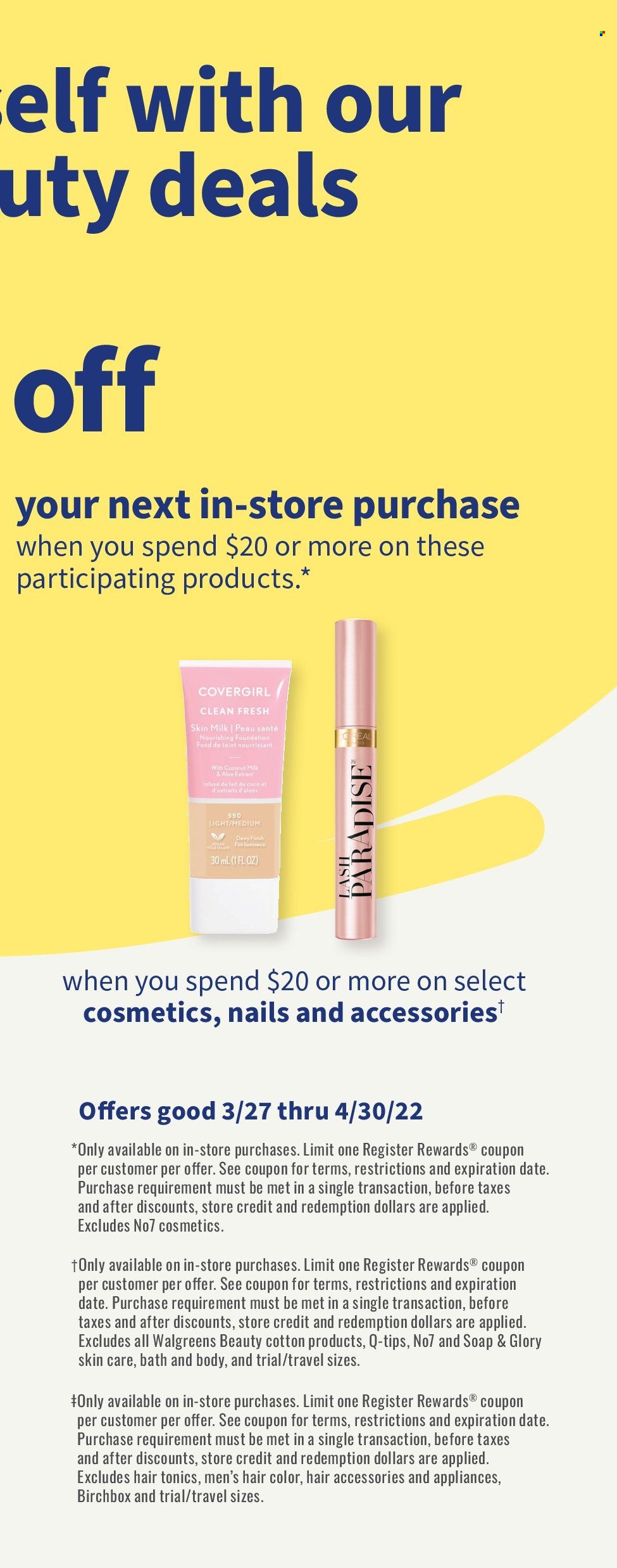 Walgreens Weekly Ad Flyer March 30 to April 6