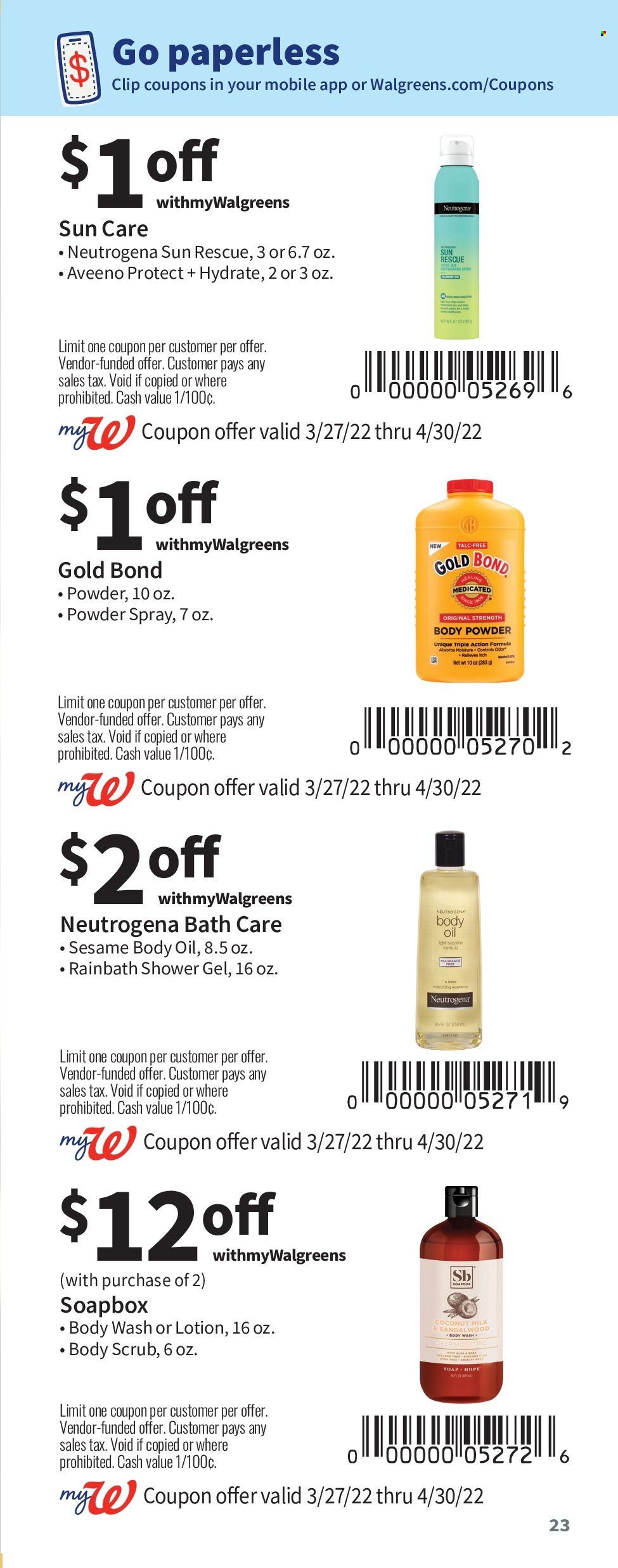 Walgreens Weekly Ad Flyer March 30 to April 6