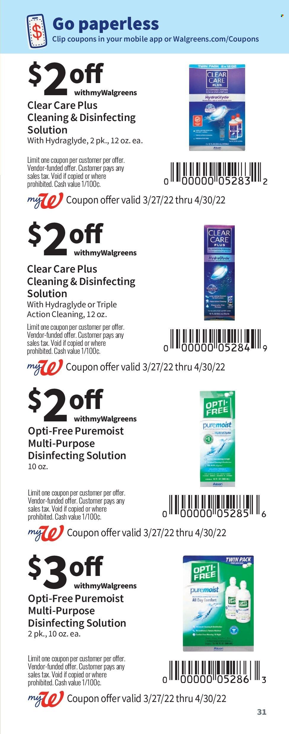 Walgreens Weekly Ad Flyer March 30 to April 6