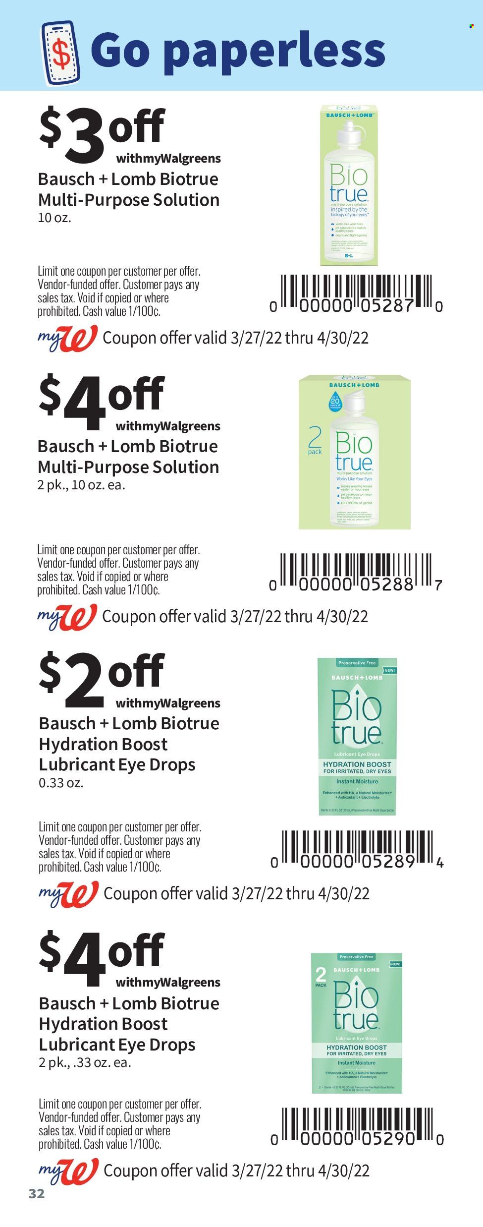Walgreens Weekly Ad Flyer March 30 to April 6