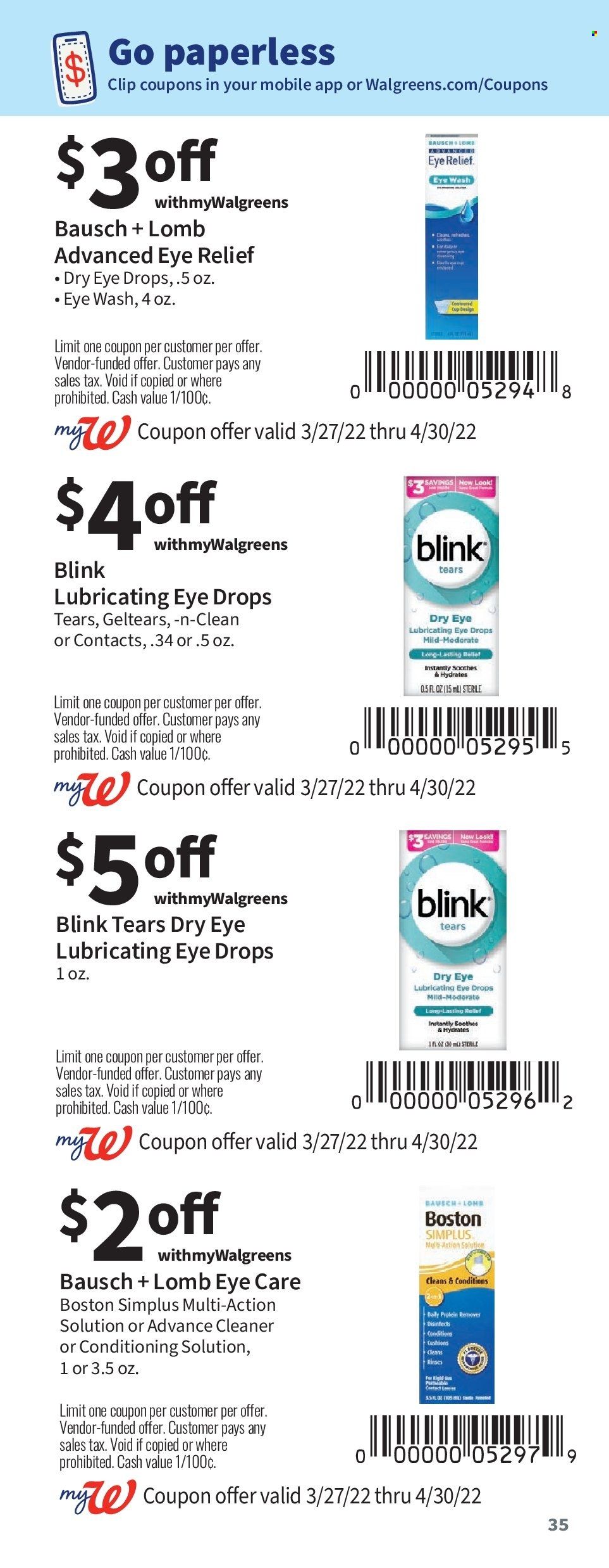 Walgreens Weekly Ad Flyer March 30 to April 6
