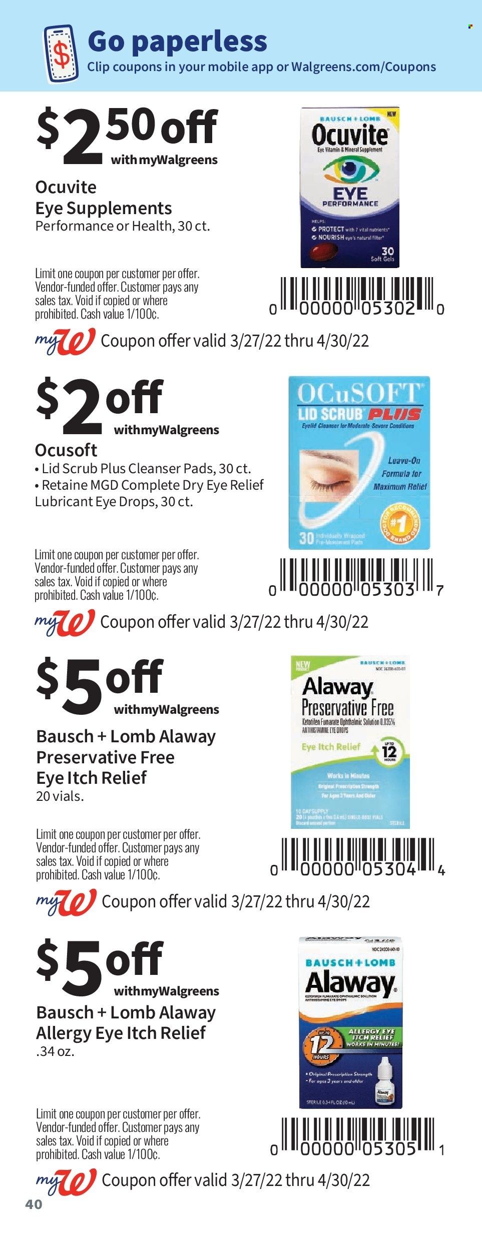 Walgreens Weekly Ad Flyer March 30 to April 6