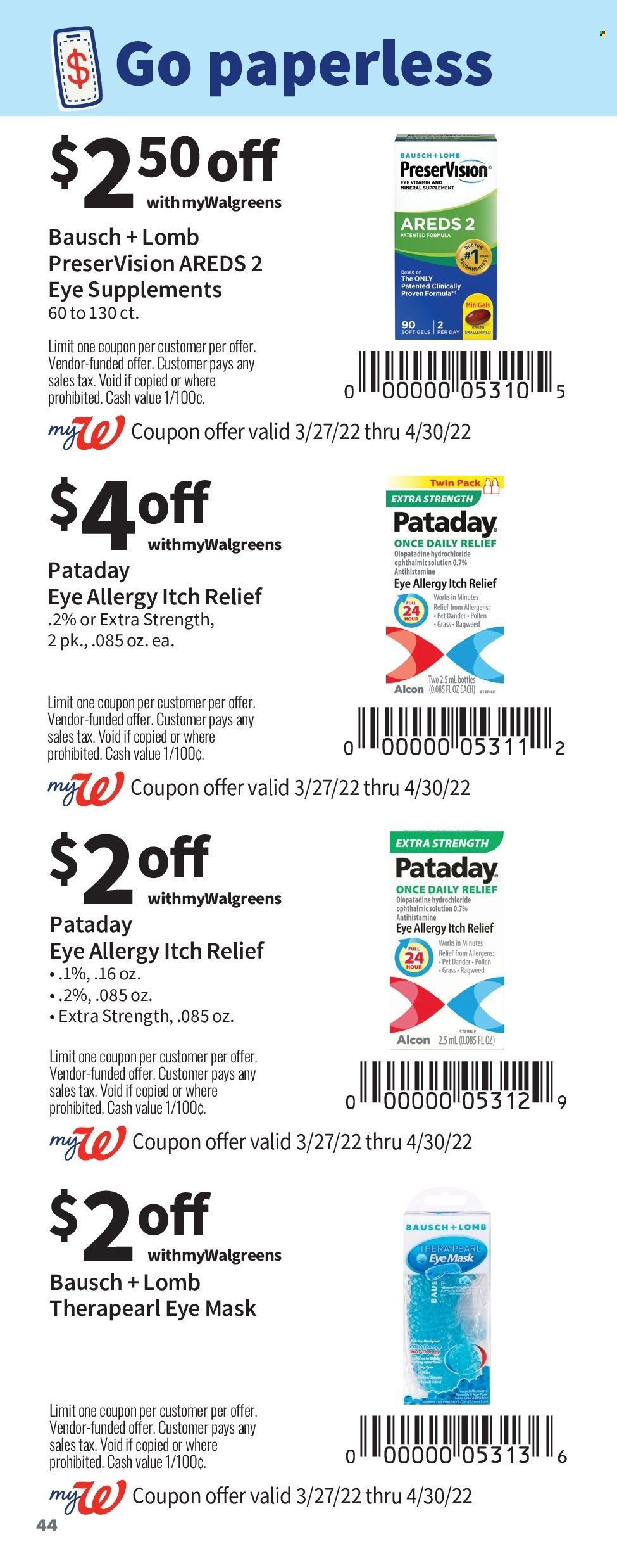 Walgreens Weekly Ad Flyer March 30 to April 6