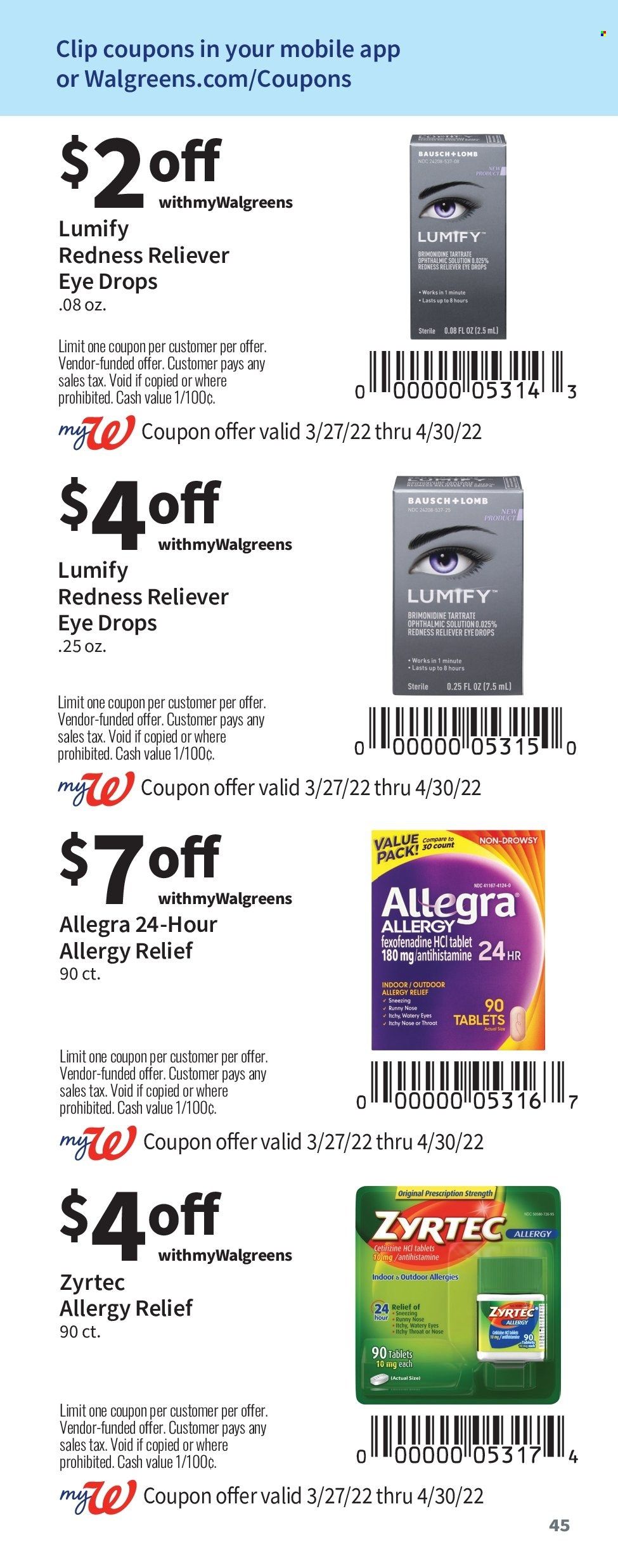 Walgreens Weekly Ad Flyer March 30 to April 6