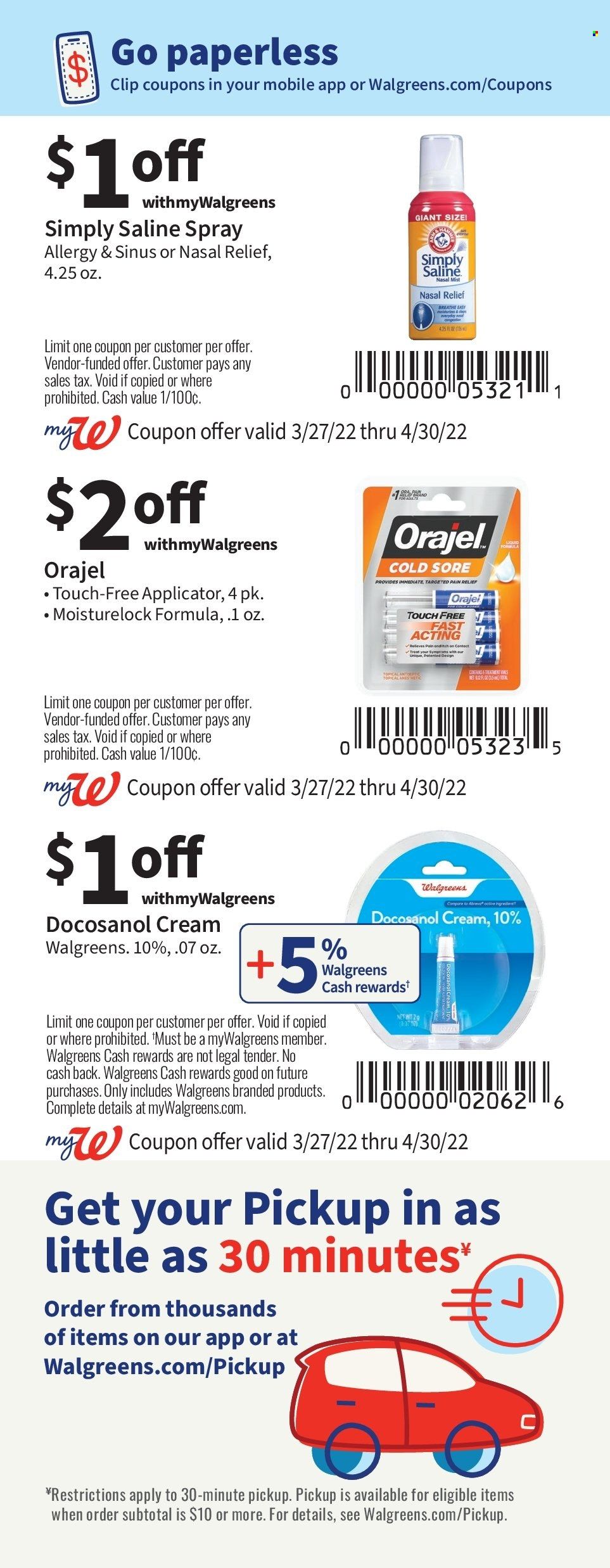 Walgreens Weekly Ad Flyer March 30 to April 6