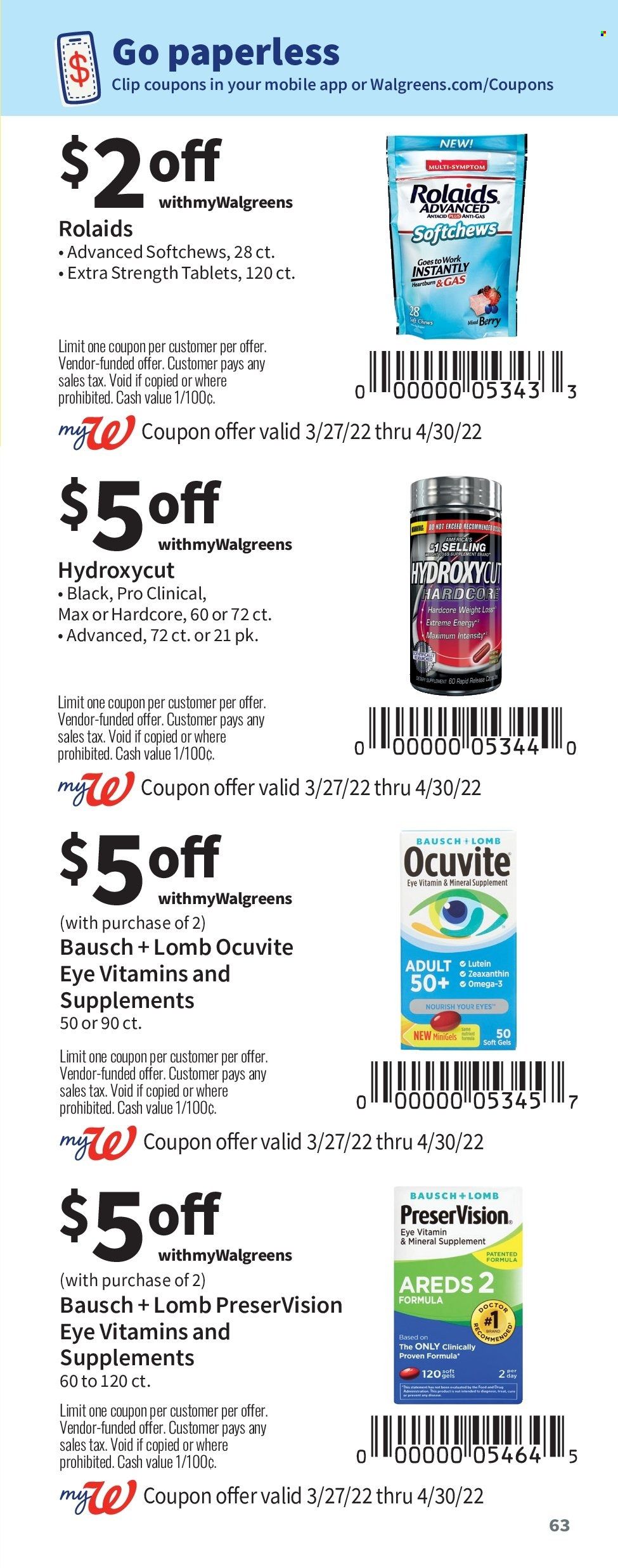 Walgreens Weekly Ad Flyer March 30 to April 6