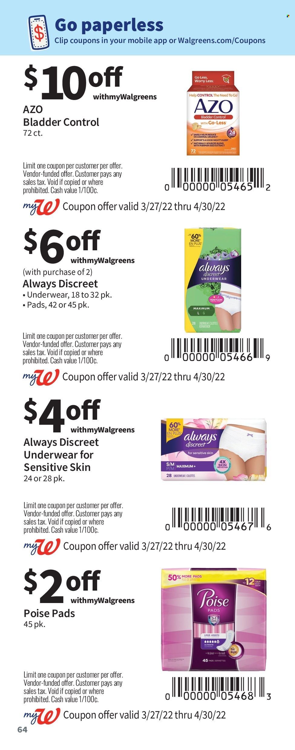 Walgreens Weekly Ad Flyer March 30 to April 6
