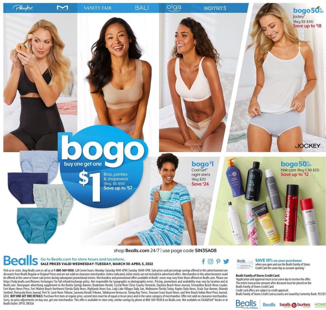 Bealls Florida (FL) Weekly Ad Flyer March 30 to April 6