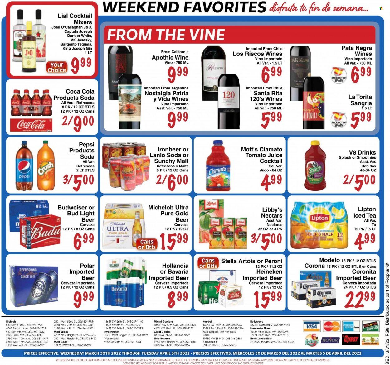 Sedano's (FL) Weekly Ad Flyer March 30 to April 6