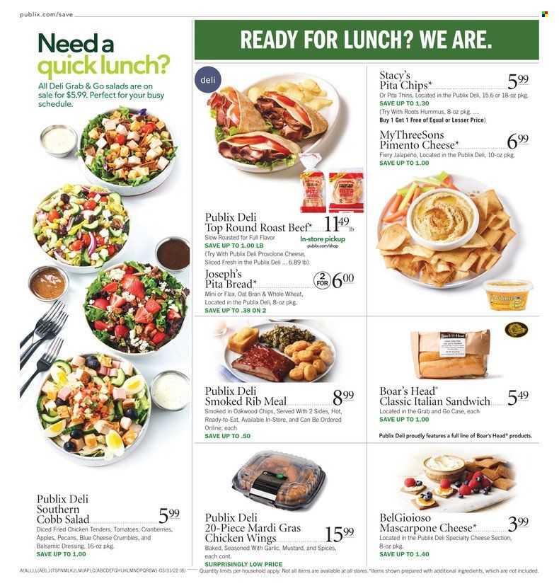 Publix (AL, FL, GA, NC, SC, TN) Weekly Ad Flyer March 31 to April 7