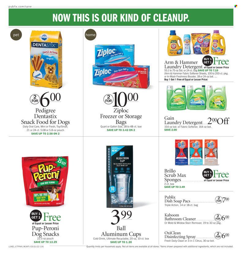 Publix (AL, FL, GA, NC, SC, TN) Weekly Ad Flyer March 31 to April 7