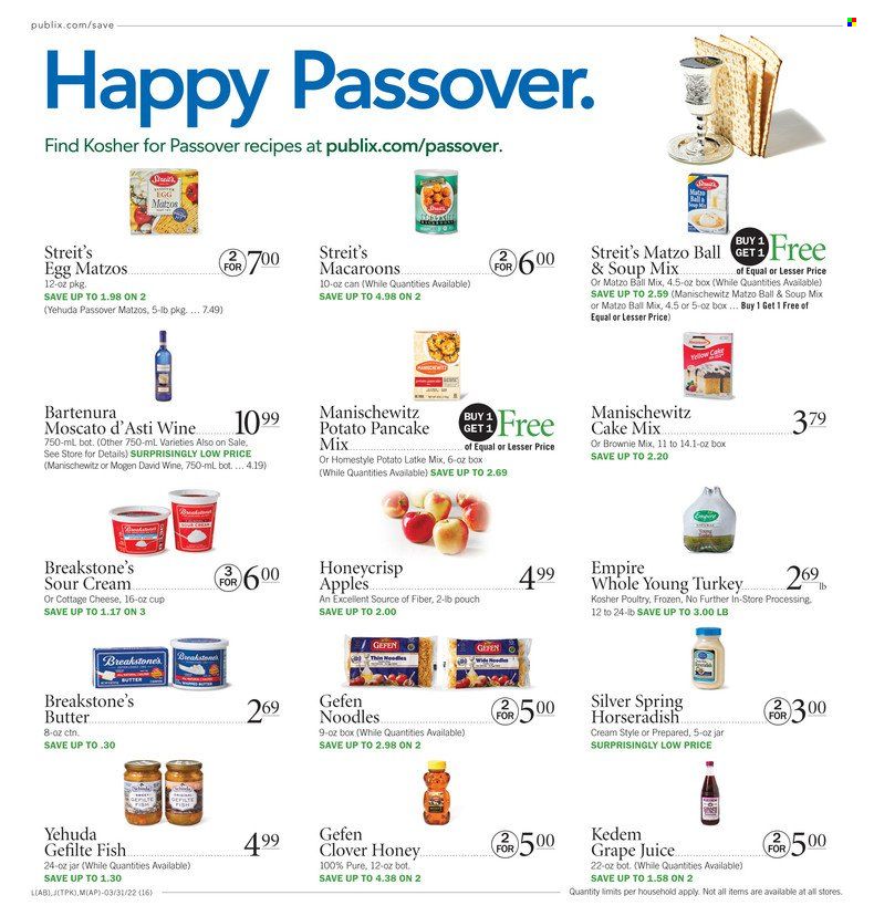Publix (AL, FL, GA, NC, SC, TN) Weekly Ad Flyer March 31 to April 7