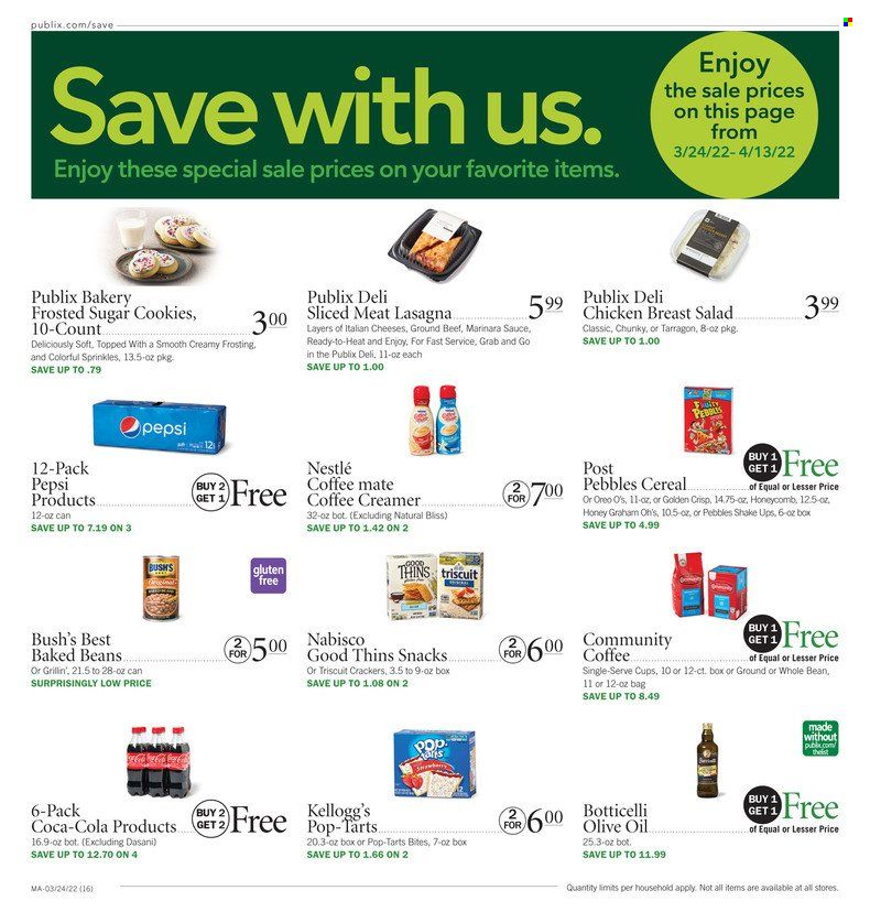 Publix (AL, FL, GA, NC, SC, TN) Weekly Ad Flyer March 31 to April 7