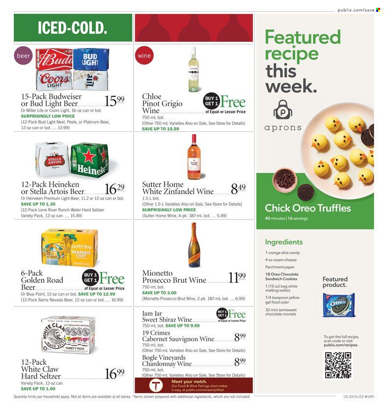 Publix (AL, FL, GA, NC, SC, TN) Weekly Ad Flyer March 31 to April 7