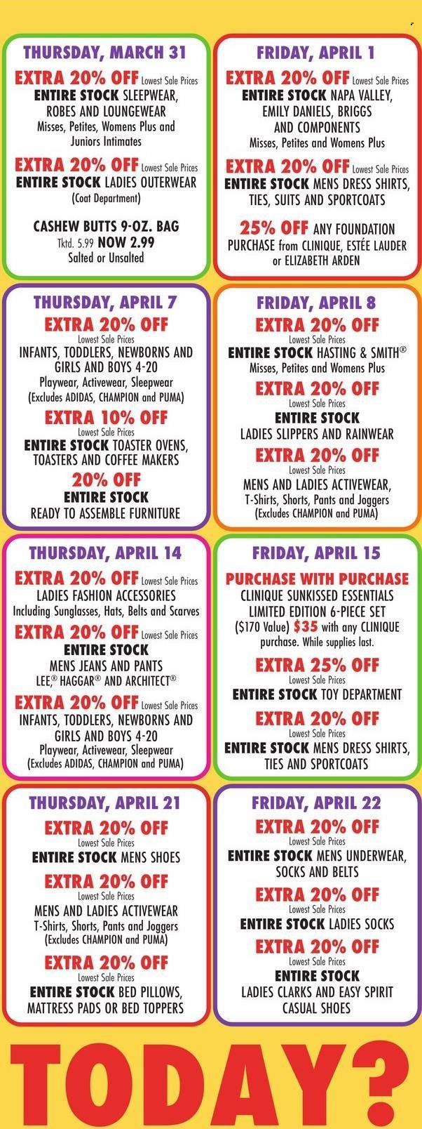 Boscov's (CT, DE, MD, NJ, NY, PA) Weekly Ad Flyer March 31 to April 7