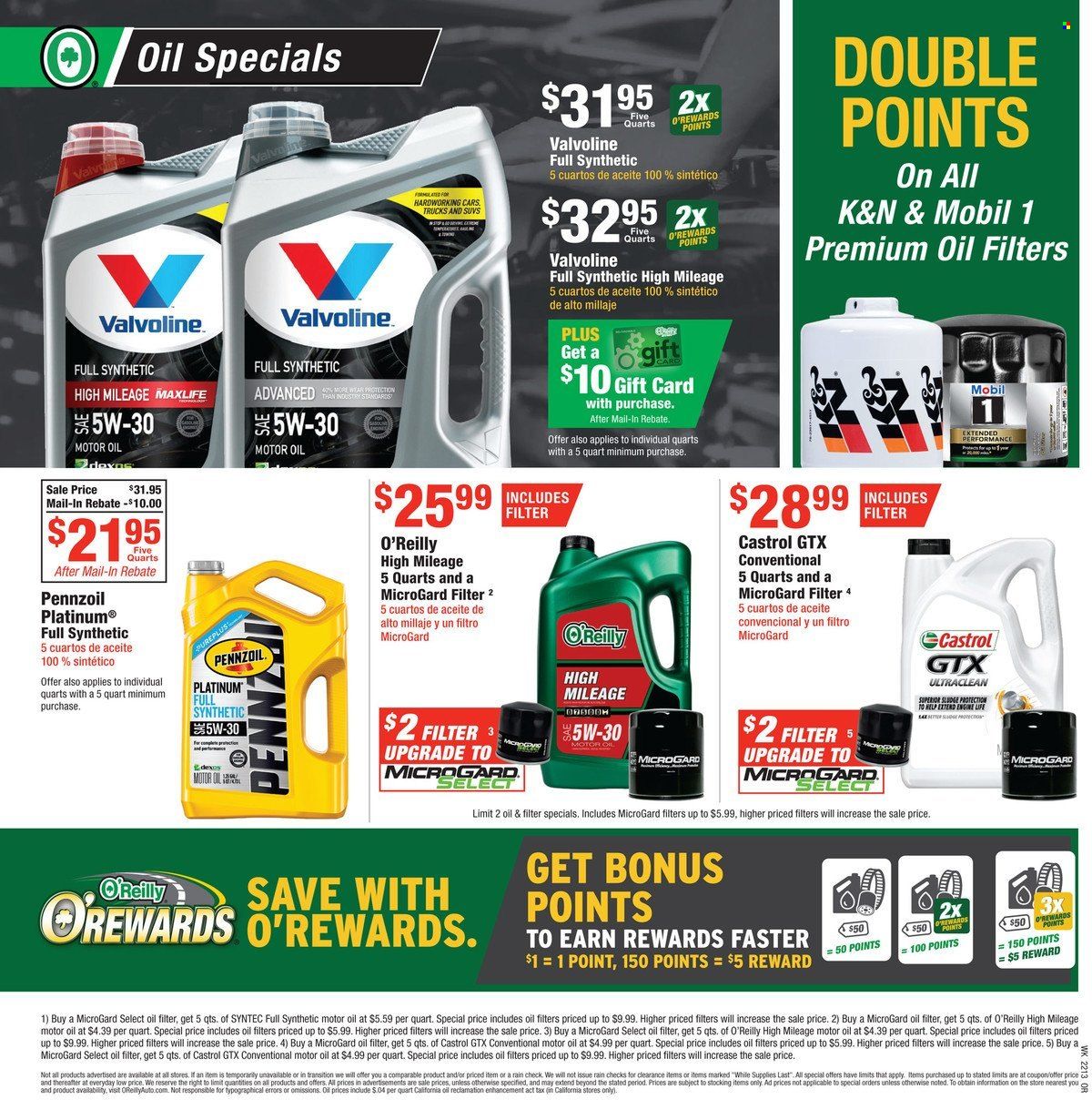 O'Reilly Auto Parts Weekly Ad Flyer March 31 to April 7