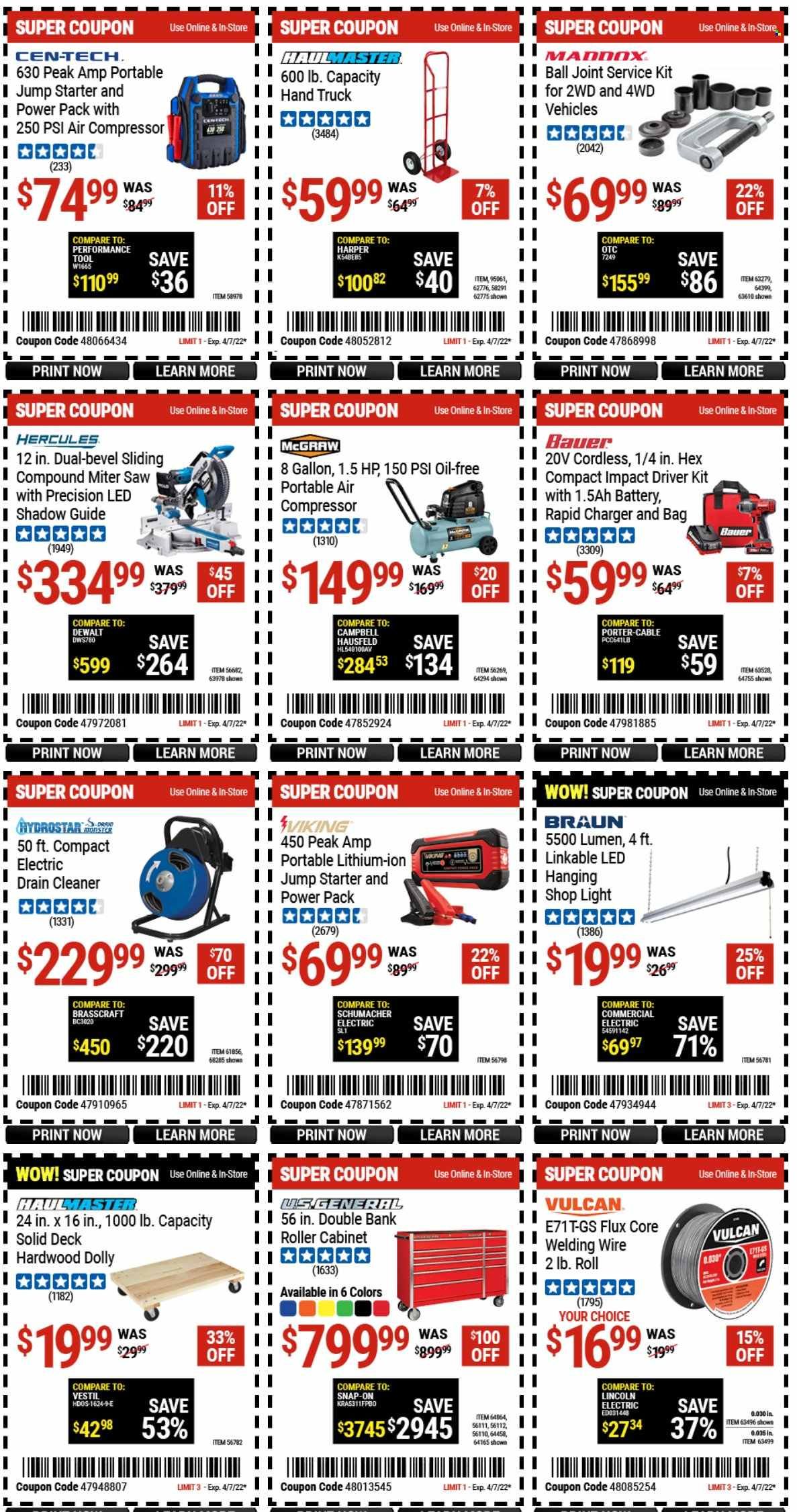 Harbor Freight Weekly Ad Flyer March 31 to April 7