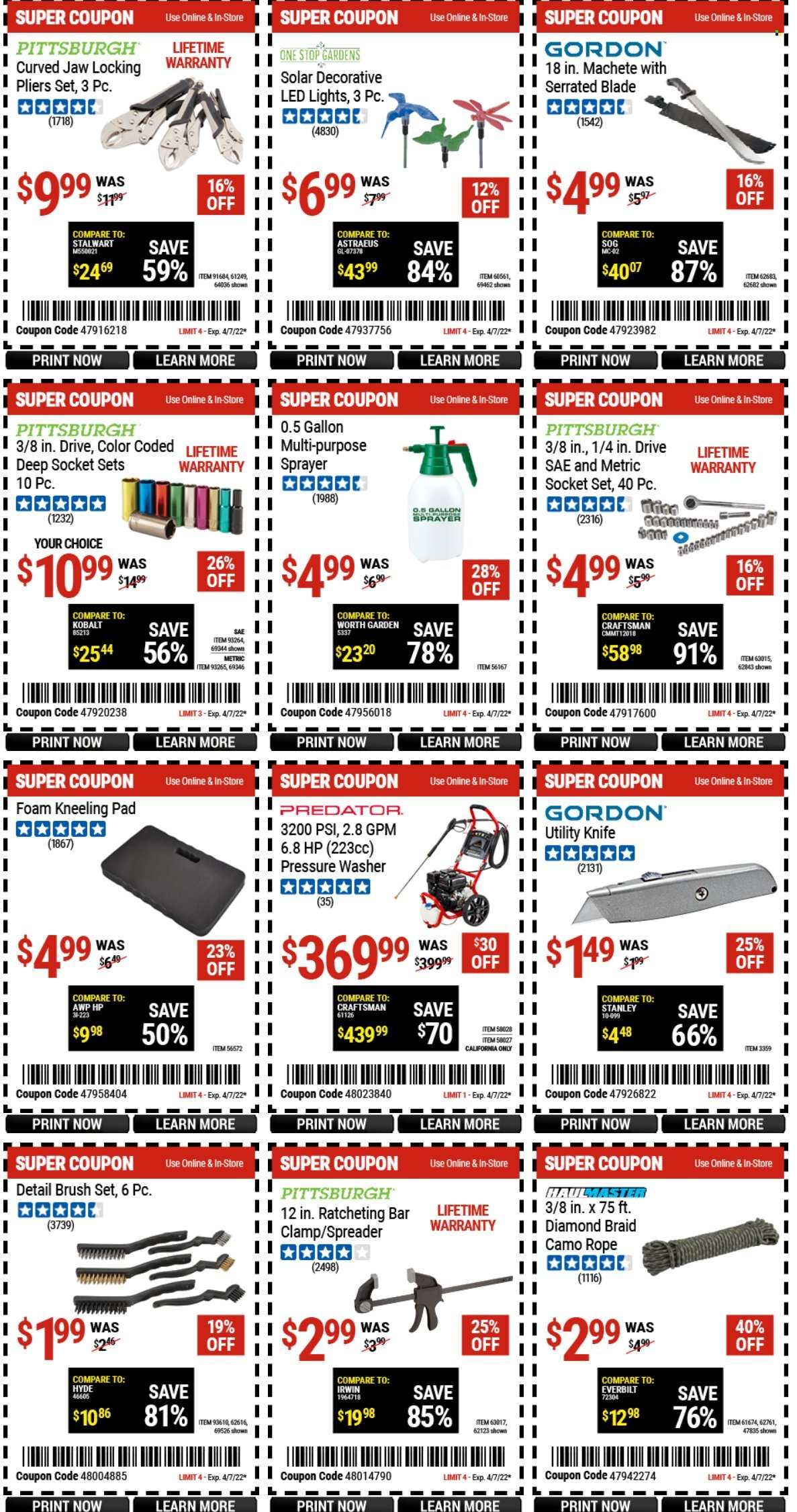 Harbor Freight Weekly Ad Flyer March 31 to April 7