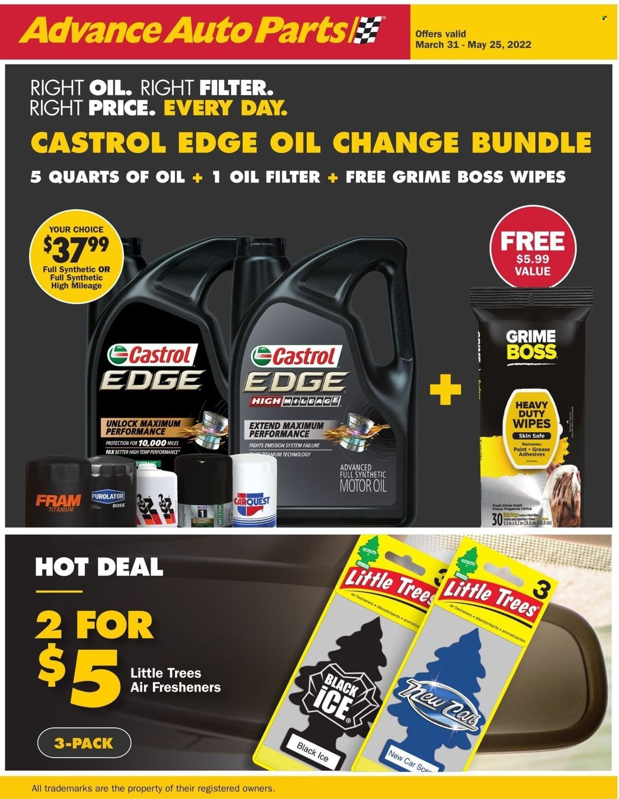 Advance Auto Parts Weekly Ad Flyer March 31 to April 7