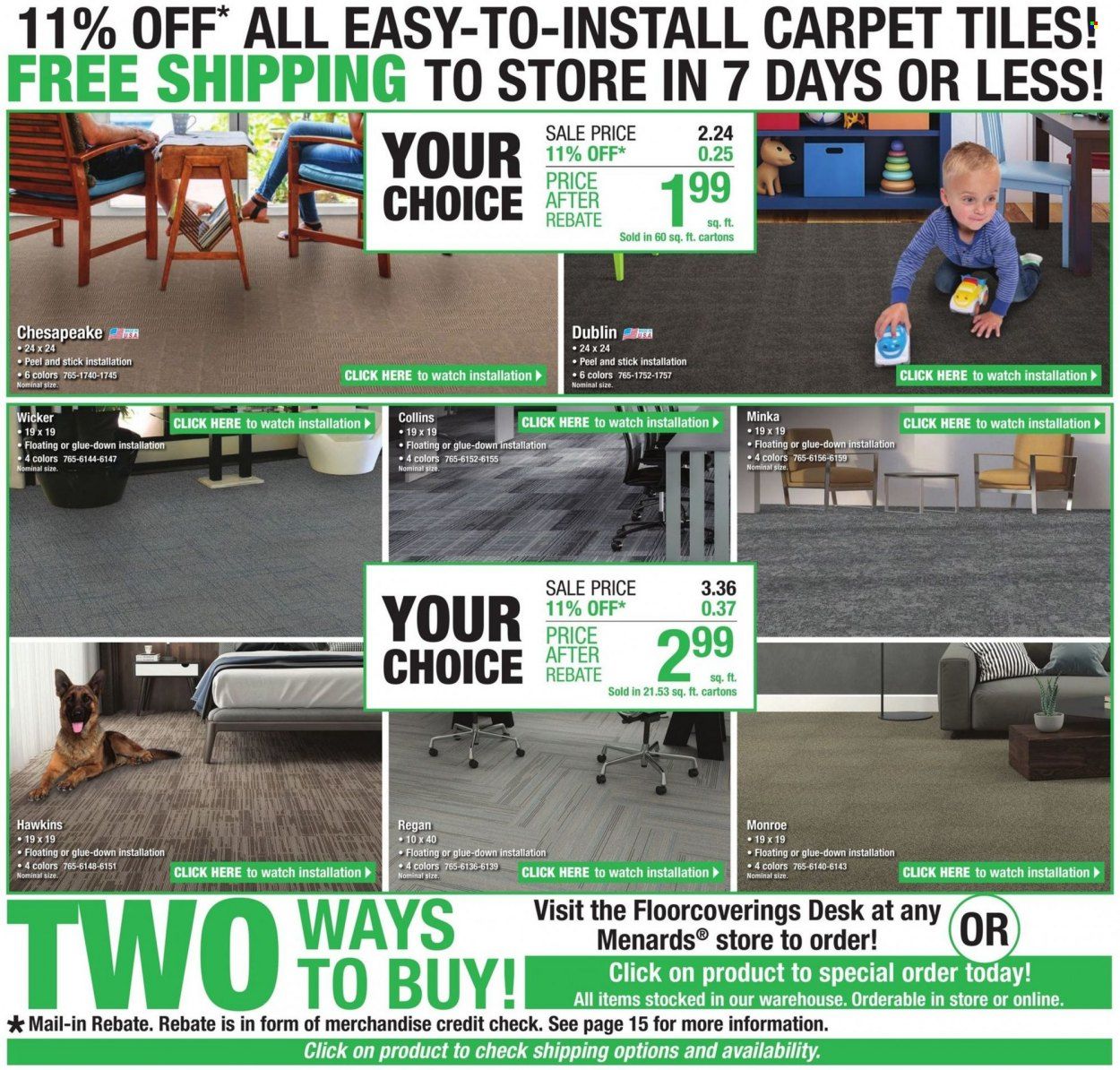 Menards Weekly Ad Flyer April 1 to April 8