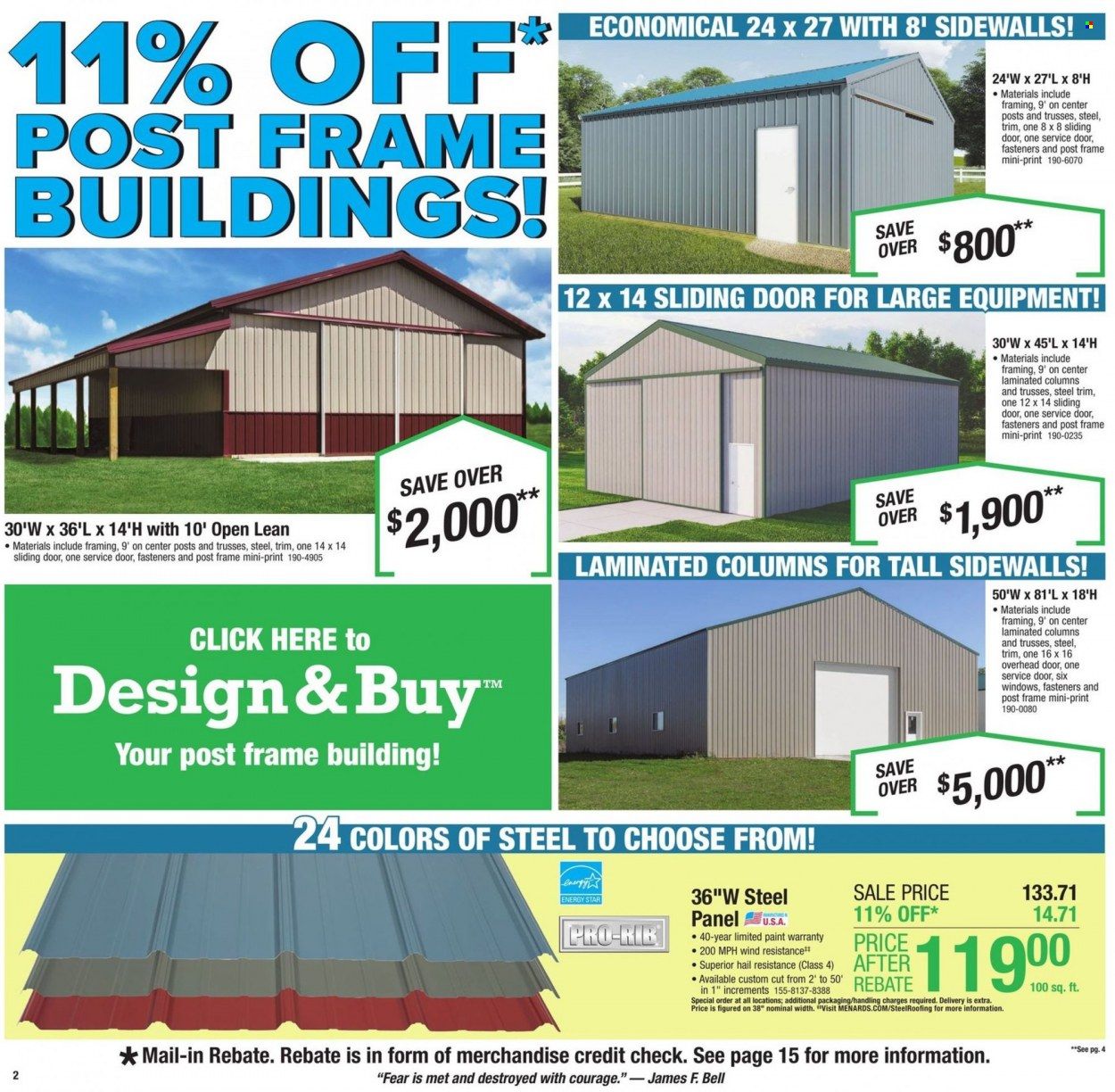 Menards Weekly Ad Flyer April 1 to April 8