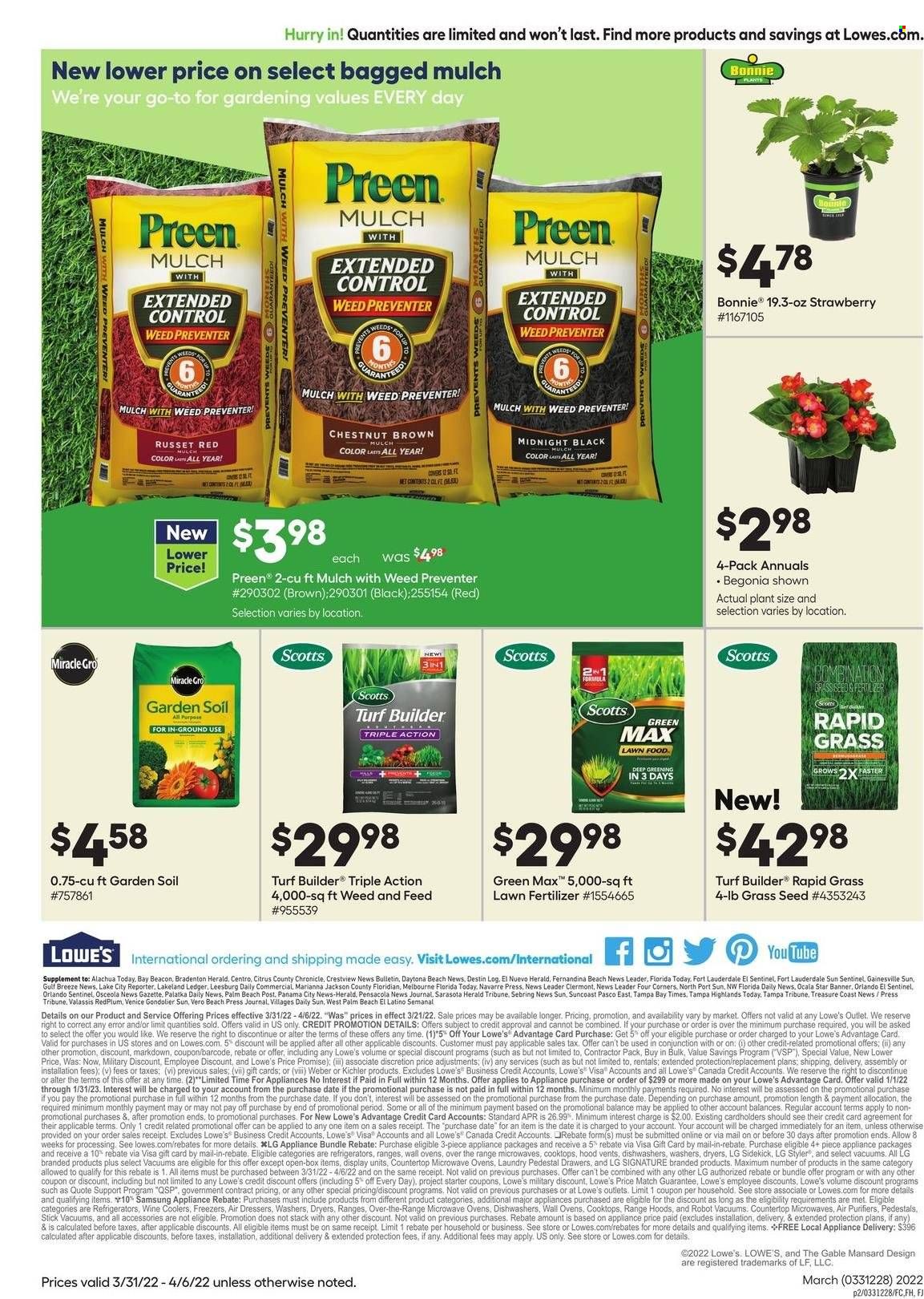 Lowe's Weekly Ad Flyer April 1 to April 8