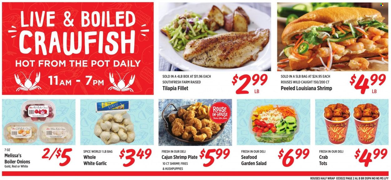 Rouses Markets (AL, LA, MS) Weekly Ad Flyer April 1 to April 8