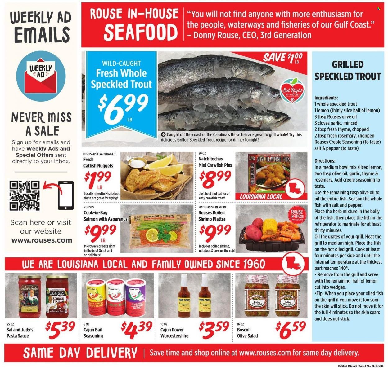 Rouses Markets (AL, LA, MS) Weekly Ad Flyer April 1 to April 8