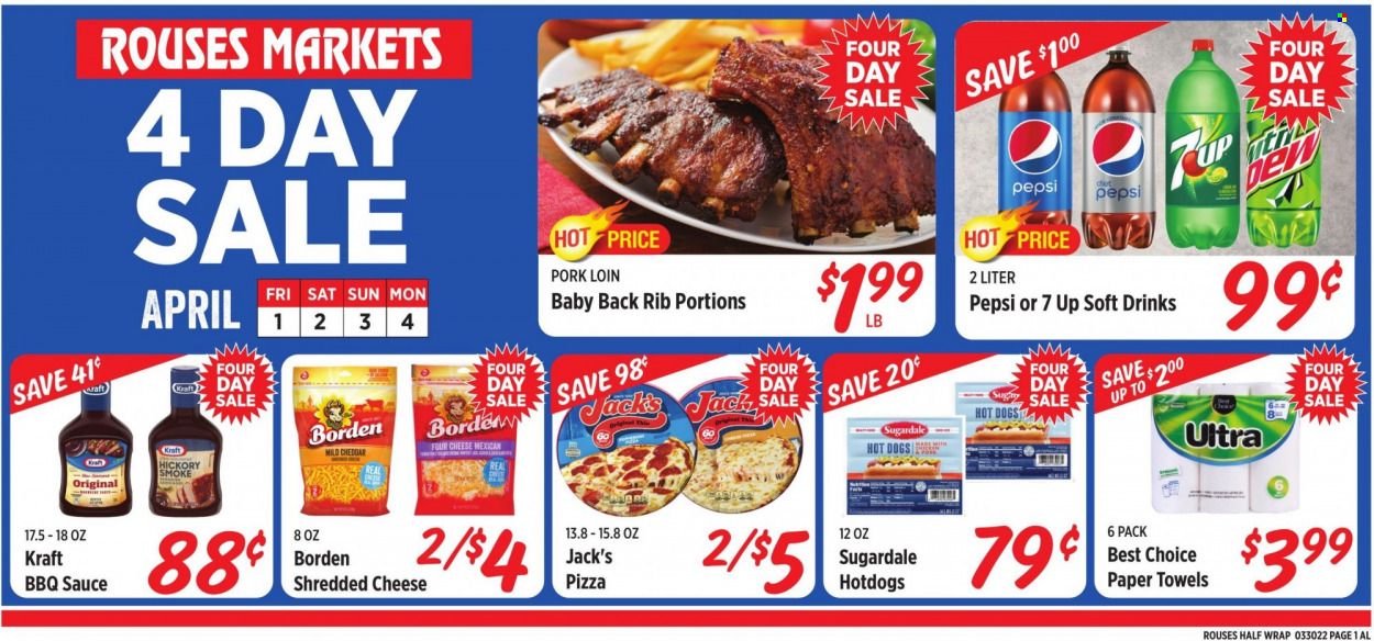 Rouses Markets (AL, LA, MS) Weekly Ad Flyer April 1 to April 8