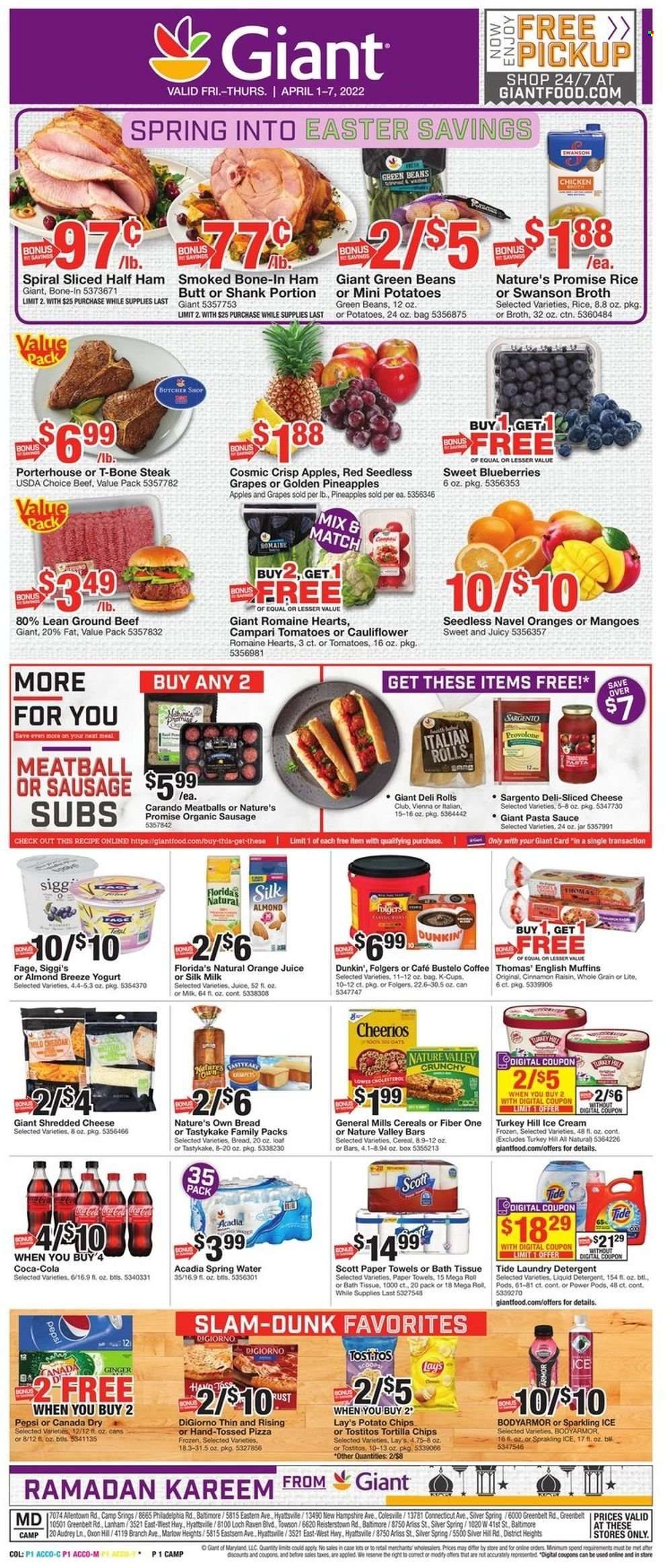 Giant Food (DE, MD, VA) Weekly Ad Flyer April 1 to April 8